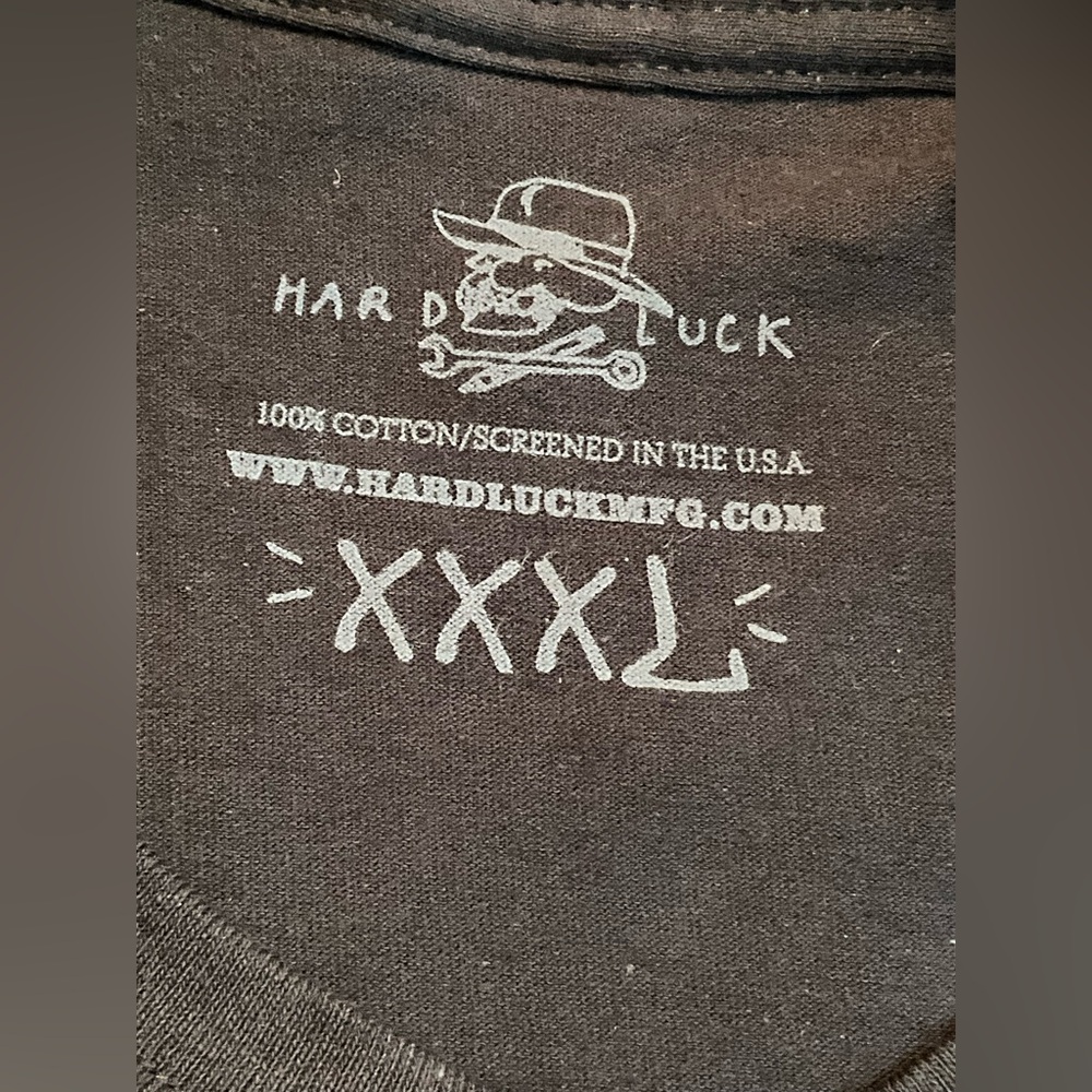 Hard Luck Black Short Sleeves T-Shirt - Picture 3 of 4